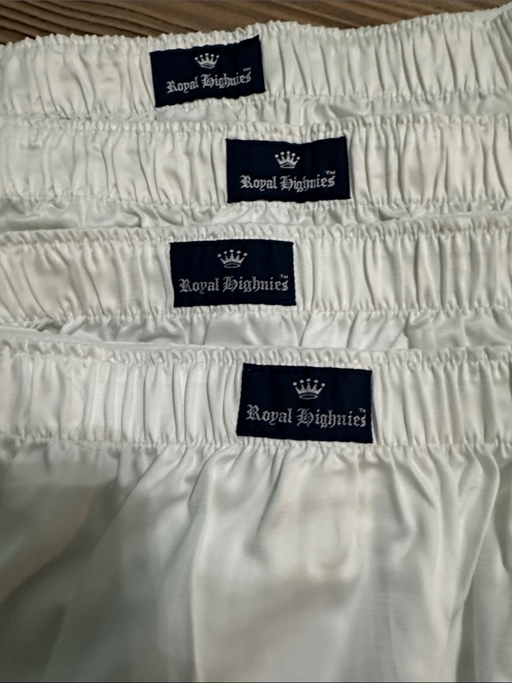 Royal Highnies White Boxer Shorts Lot of 4 Men’s Size 38 New - Picture 3 of 8